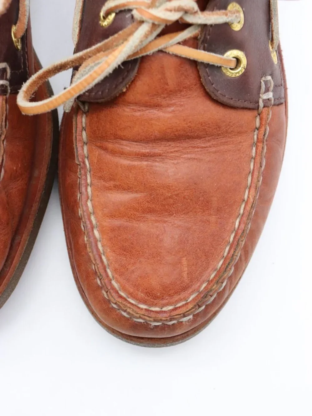 Sperry Top Sider Original 2 Eye Boat Men's Size 9 M Loafer Brown Moccasin